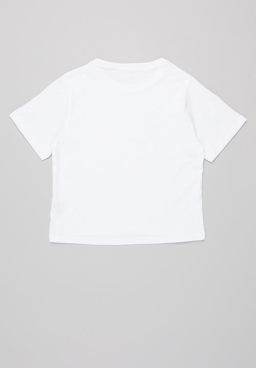 Rebel Republic - Printed crop top - white