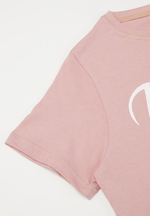 Rebel Republic - Printed crop top - pink