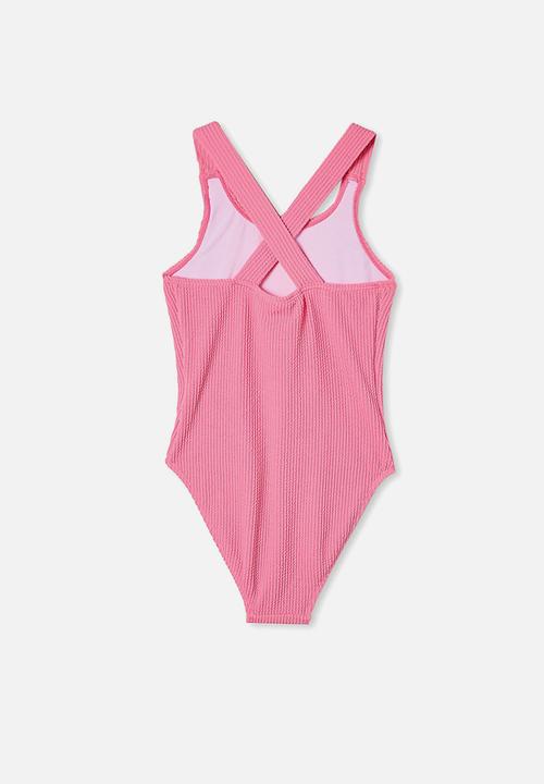 Free by Cotton On - Lottie rib one piece - pink punch