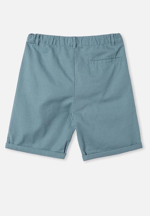 Free by Cotton On - Boys lionel chino short - deep pool blue