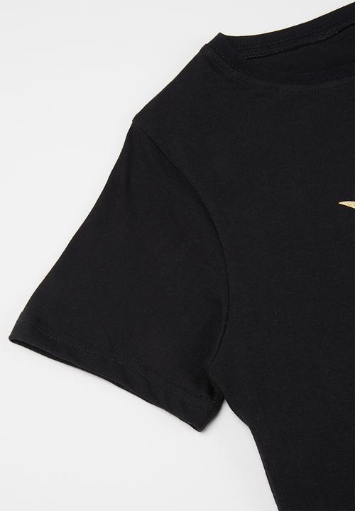 Rebel Republic - Printed crop top - black