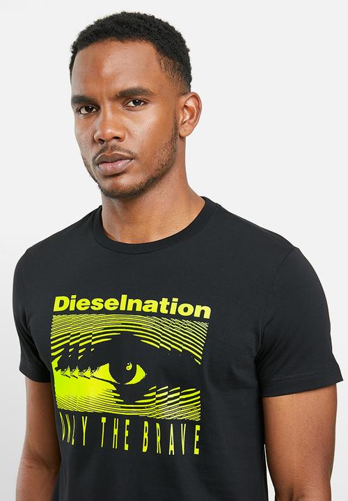 Diesel  - T-diego-j5 T-shirt - black