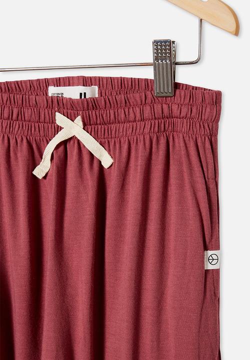 Cotton On - Lennie pant - vintage berry