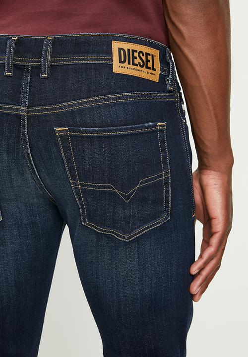 Diesel  - Sleenker-x l.32 trousers - med blue