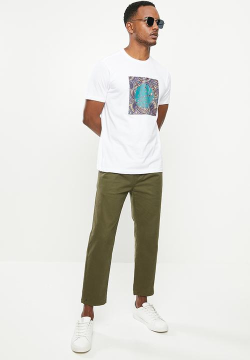 Ben Sherman - Phycadellic tee - white