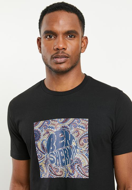 Ben Sherman - Phycadellic tee - black