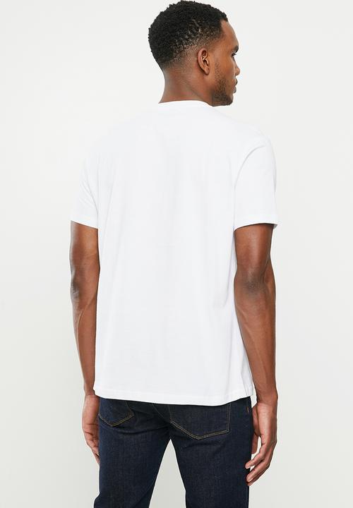 Ben Sherman - Center stripe tee - white