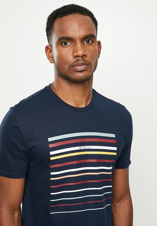 Ben Sherman - Center stripe tee - navy