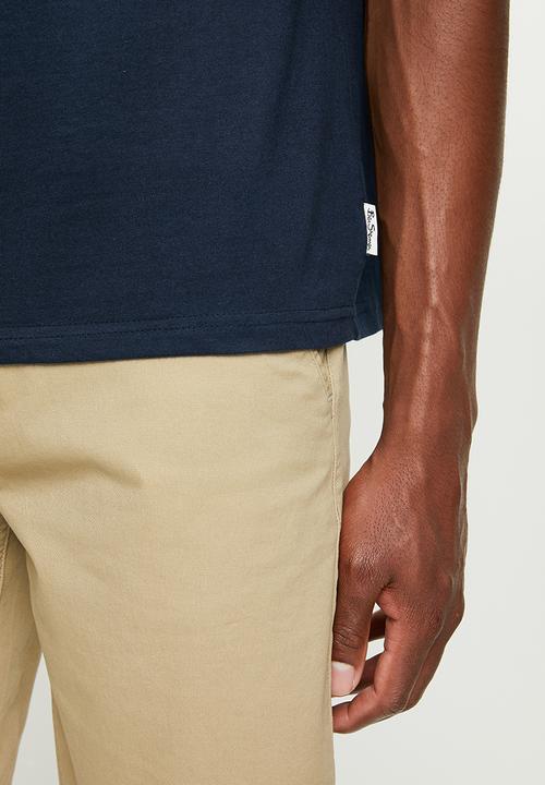 Ben Sherman - Center stripe tee - navy