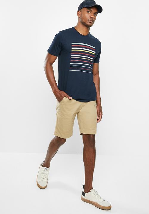 Ben Sherman - Center stripe tee - navy
