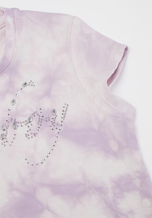 SISSY BOY - Tie dye T-shirt - lilac