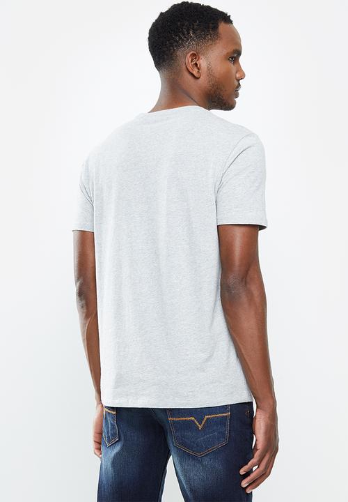 GUESS - Short sleeve Guess 2 colour crew tee - grey