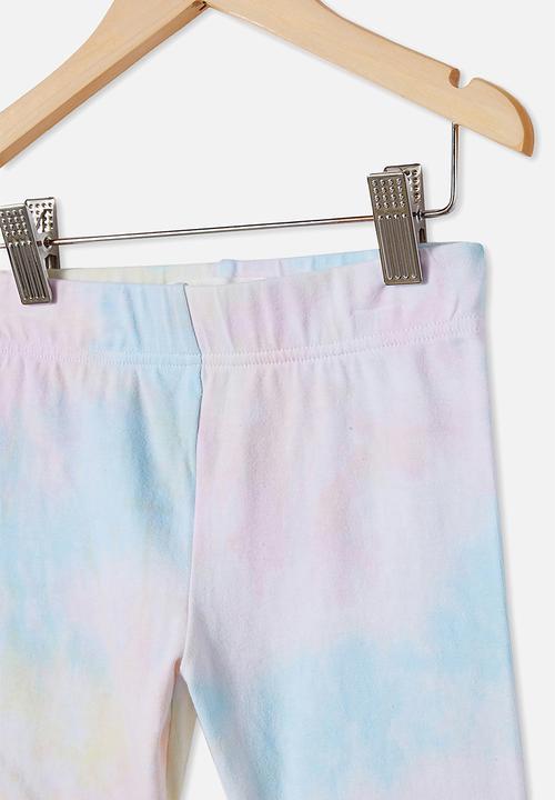Cotton On - Hailey bike short - rainbow tie dye