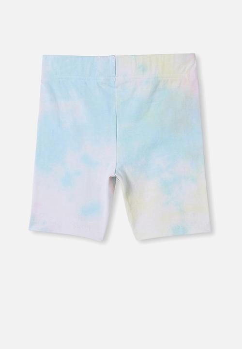 Cotton On - Hailey bike short - rainbow tie dye