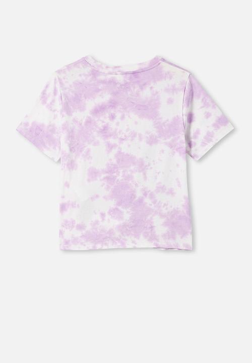Free by Cotton On - Girls twist front tee - purple