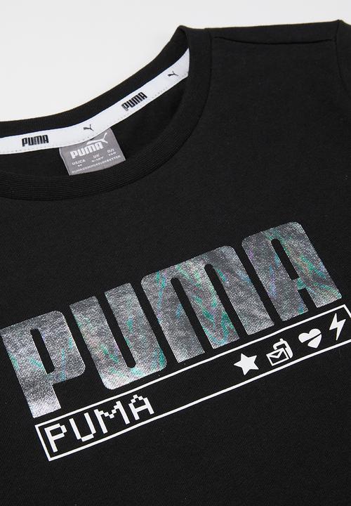 PUMA - Alpha tee g - black