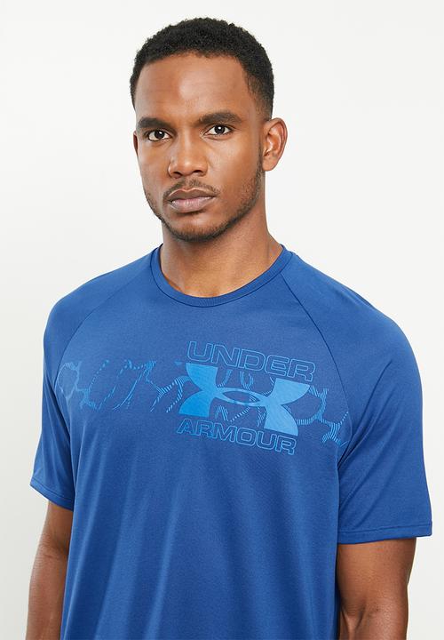 Under Armour - Under armour tech 2.0 graphic short sleeve tee - blue