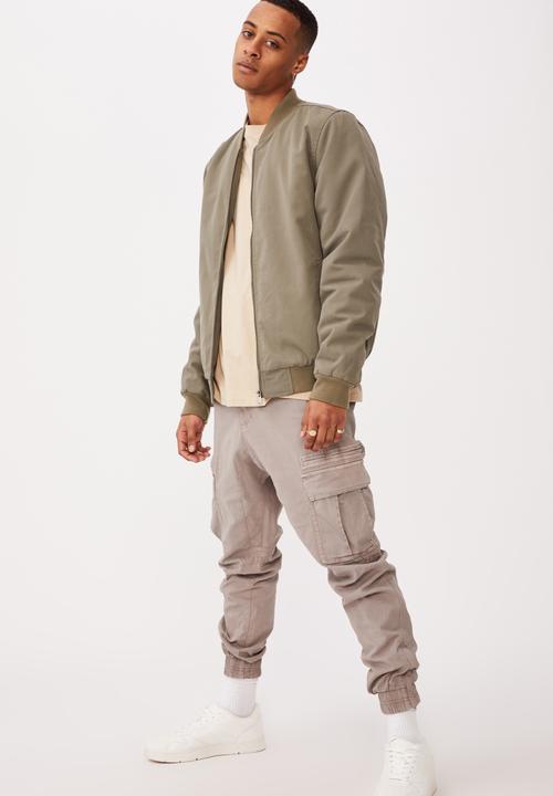 Cotton On - Canvas bomber - khaki