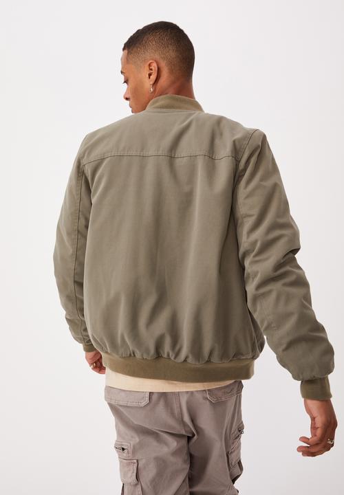 Cotton On - Canvas bomber - khaki
