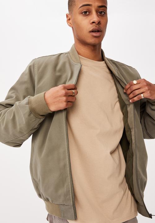 Cotton On - Canvas bomber - khaki