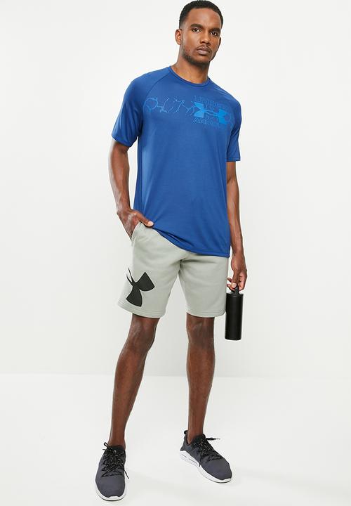Under Armour - Rival fleece logo sweatshorts - grey
