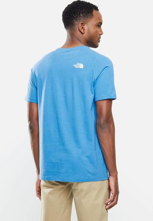 The North Face - M short sleeve rag red box tee - blue