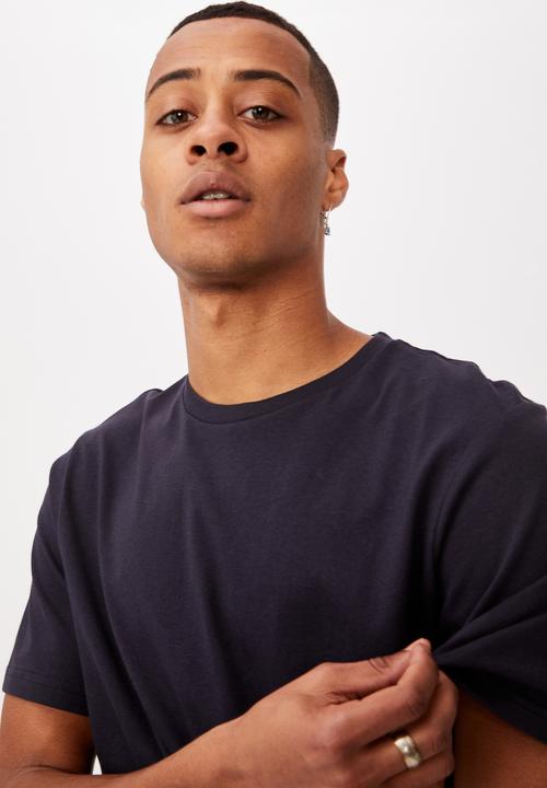 Cotton On - Essential crew T-shirt - navy