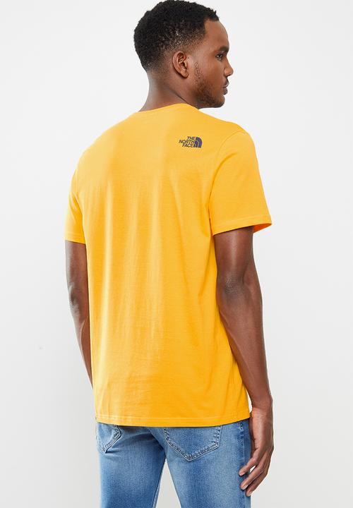 The North Face - M short sleeve easy tee - yellow