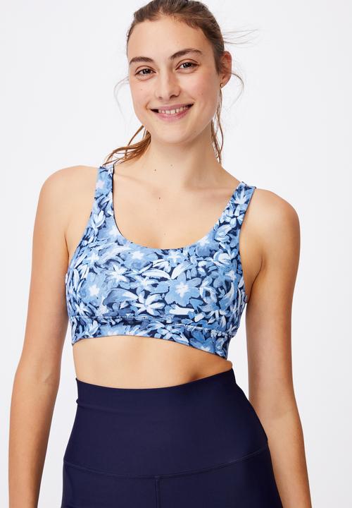 Cotton On - Cutout back crop - navy
