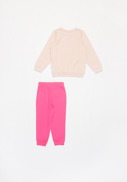 PUMA - Minicats alpha crew jogger - peach