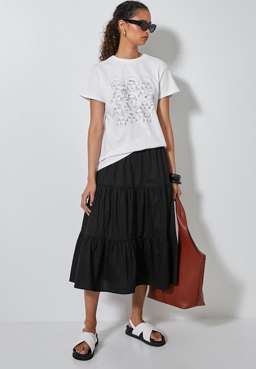Superbalist - Digital girl africa tribe - white