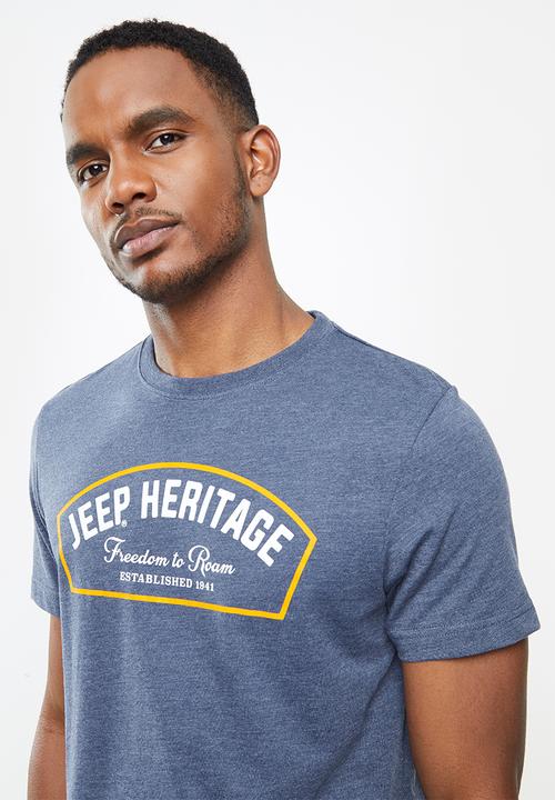 JEEP - Logo graphic tee - navy 