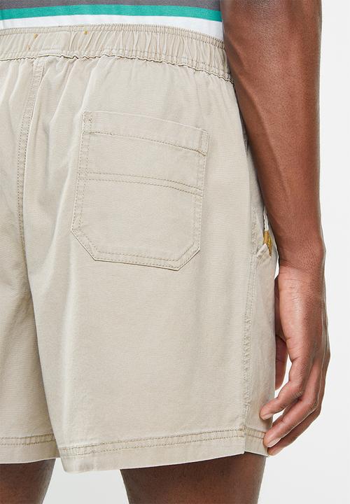 JEEP - Hardwearing rugby short - neutral