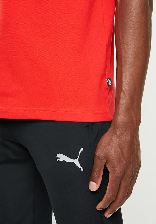 PUMA - Ess pique polo - red