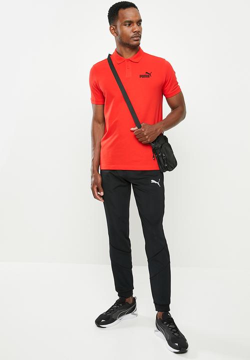 PUMA - Ess pique polo - red