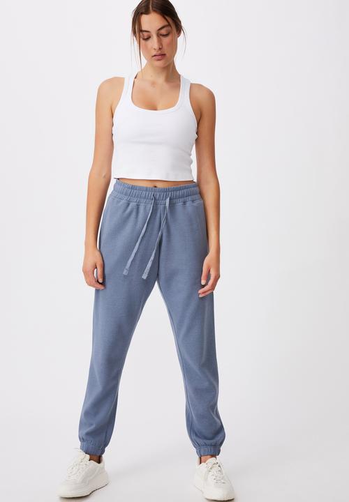 Cotton On - Lifestyle gym track pant - blue