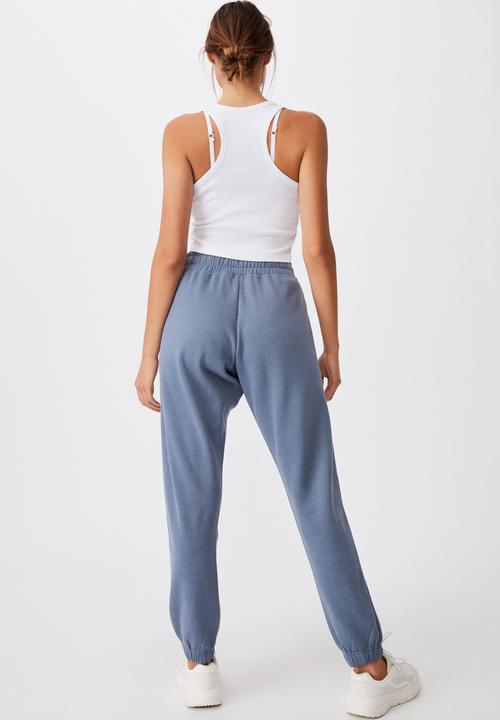 Cotton On - Lifestyle gym track pant - blue