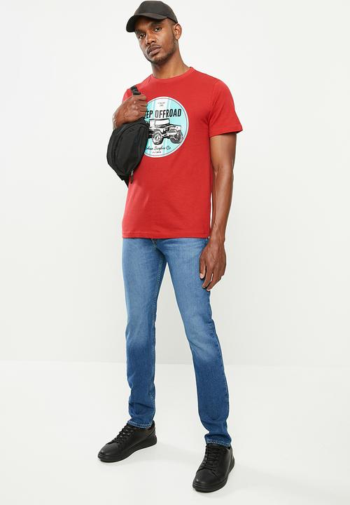 JEEP - Offroad graphic tee - red