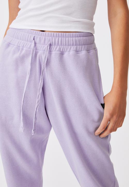 Cotton On - Lifestyle gym track pant - lilac 