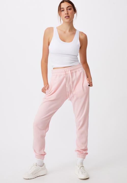 Cotton On - Lifestyle gym track pant - pink