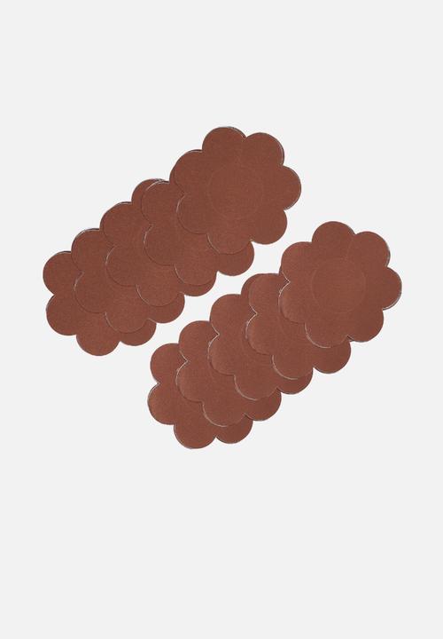 Up-Tape - Hazel cookie, pastie 5 pair nipple pastie set - deep tan