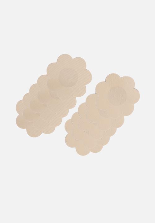 Up-Tape - Milky light tea, pastie 5 pair nipple pastie set - light nude