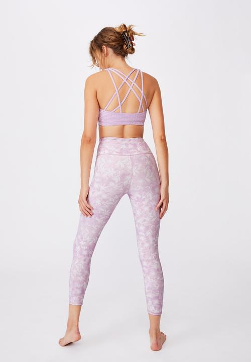 Cotton On - Reversible 7/8 tight - brushed bouquet blossom/blossom