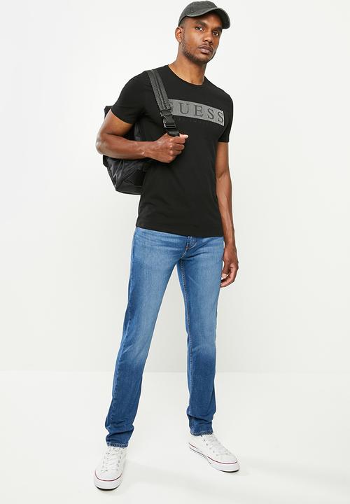 GUESS - Cn short sleeve mistery guess tee - black