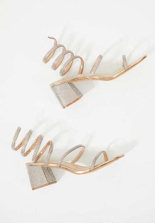 MILLA - Jess barely-there heel - rose gold
