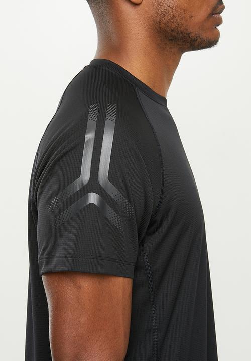 ASICS - Silver icon top - black