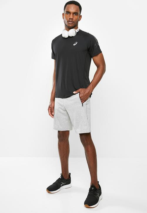 ASICS - Silver icon top - black