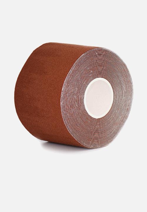 Up-Tape - Boob tape, matching 5 pair nipple pastie set - deep tan
