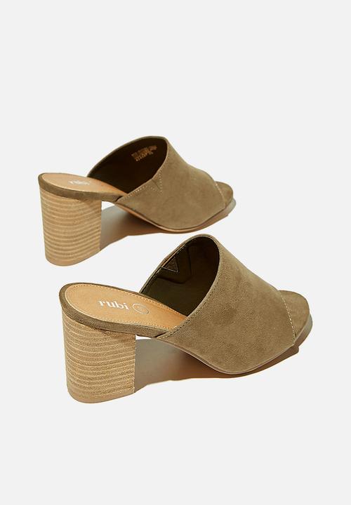 Cotton On - Colette heeled mule - khaki