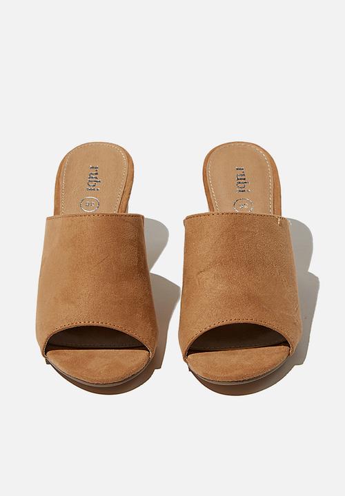 Cotton On - Colette heeled mule - light tan